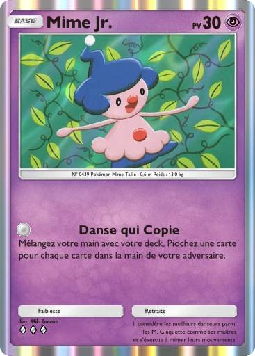 Carte Pokémon Mime Jr. de l'extension Domination Céleste