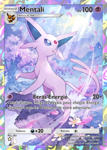 Carte Pokémon Mentali de l'extension La Clairière d'Évoli