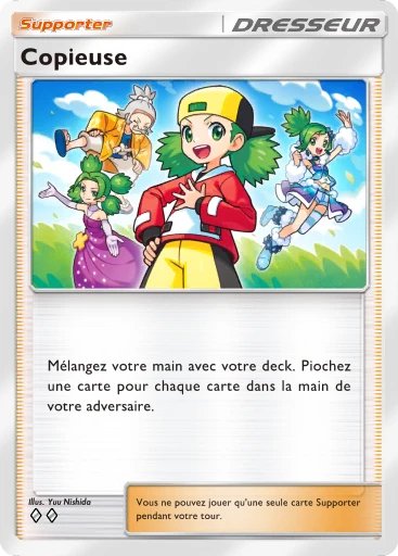 Carte Pokémon Copieuse de l'extension Booster de Luxe Méga