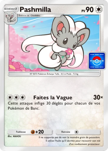 Carte Pokémon Pashmilla de l'extension Promo-A