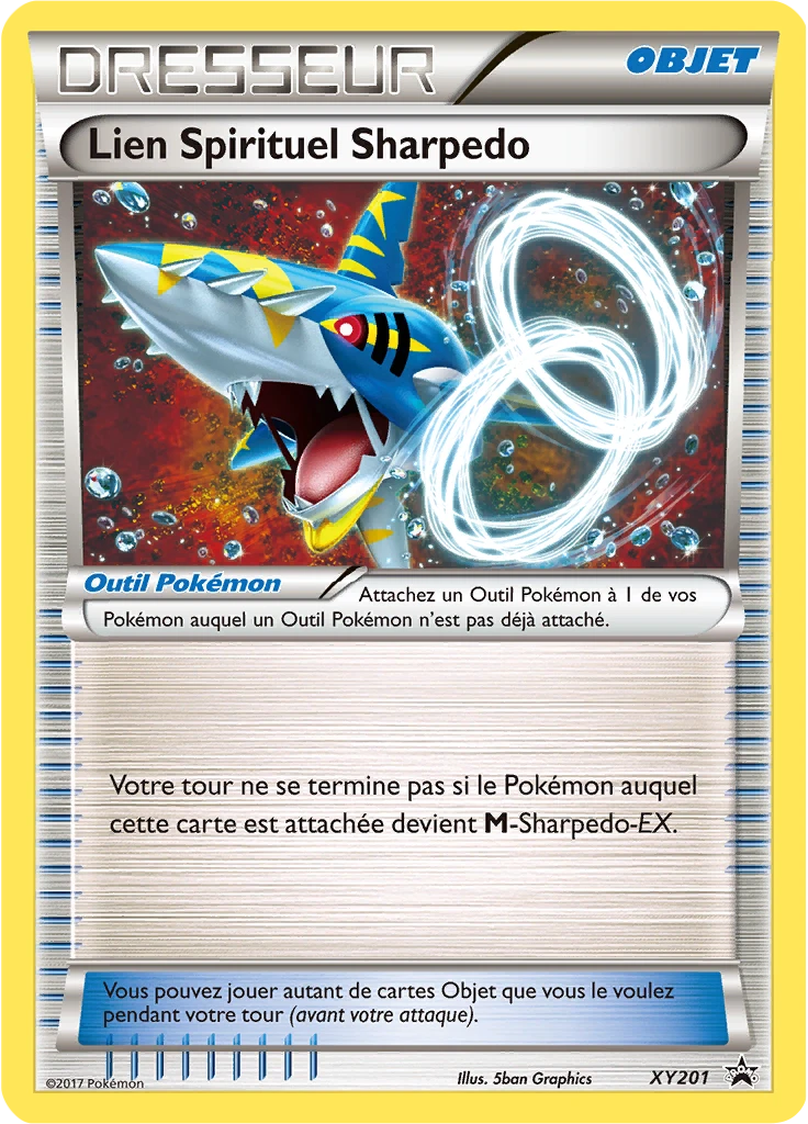 Carte Pokémon Lien Spirituel Sharpedo de l'extension Promo XY