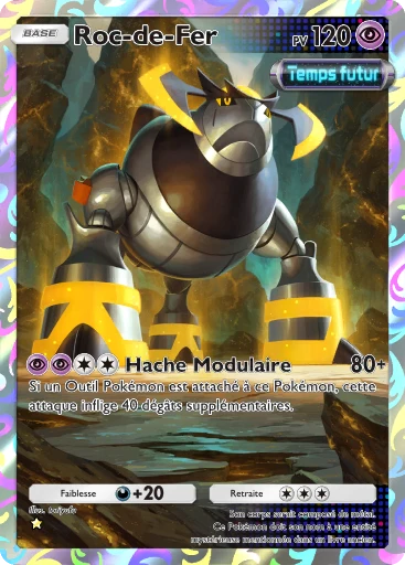 Carte Pokémon Roc-de-Fer de l'extension Propulsion Paradoxe