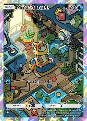 Carte Pokémon Mustébouée de l'extension Réjouissances Rayonnantes