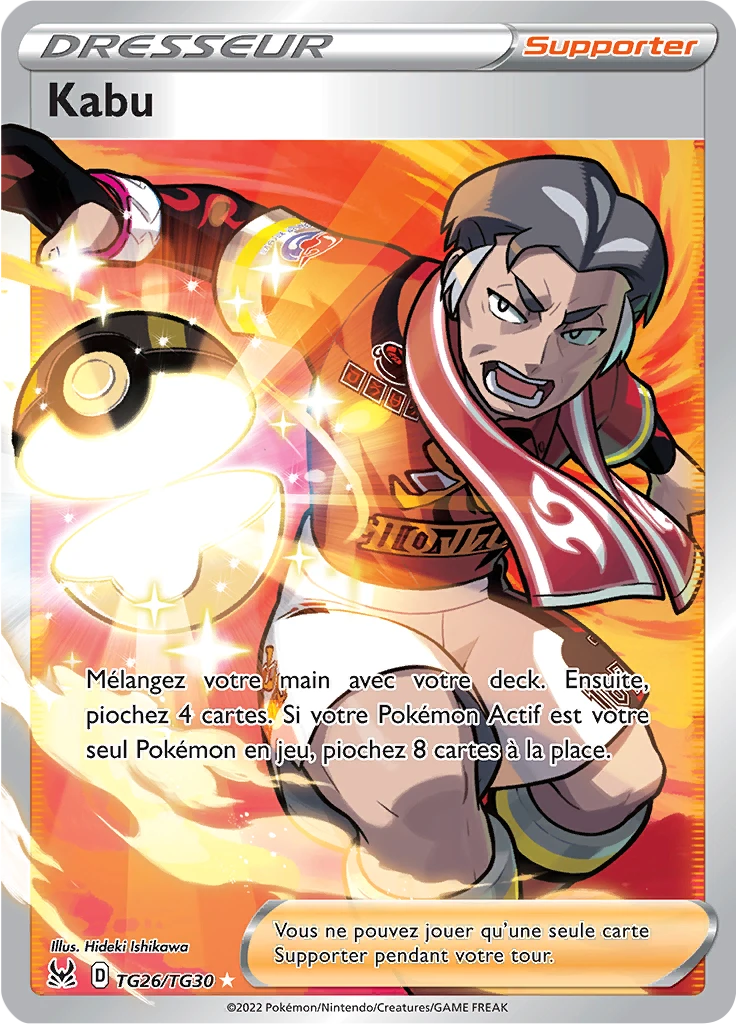 Carte Pokémon Kabu de l'extension Origine Perdue