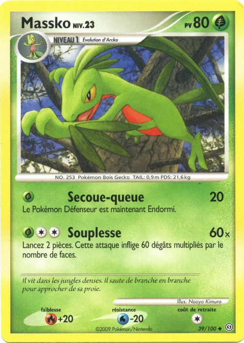 Carte Pokémon Massko de l'extension Tempête