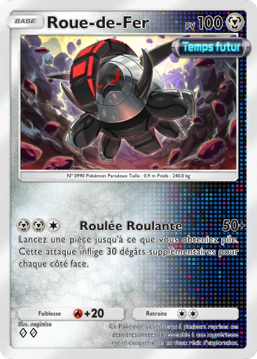 Carte Pokémon Roue-de-Fer de l'extension Propulsion Paradoxe