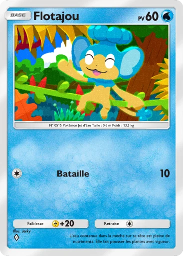 Carte Pokémon Flotajou de l'extension Méga-Ascension