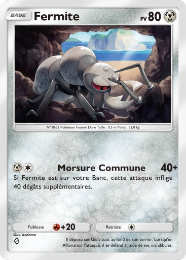 Carte Pokémon Fermite de l'extension Méga-Ascension
