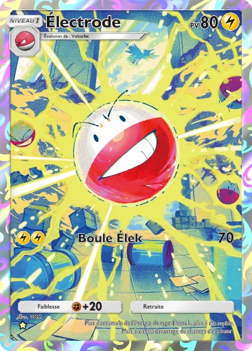 Carte Pokémon Électrode de l'extension Puissance Génétique