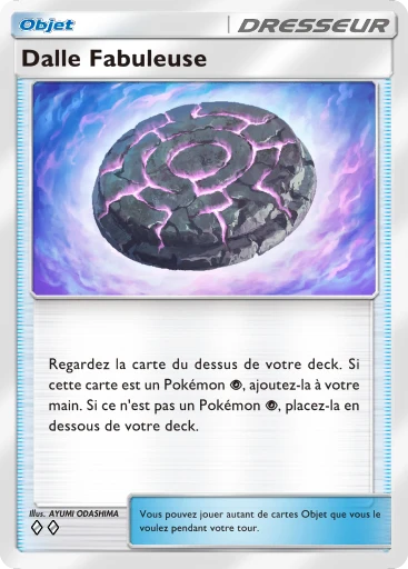Carte Pokémon Dalle Fabuleuse de l'extension L'Île Fabuleuse