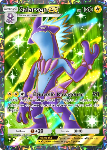 Carte Pokémon Salarsen-ex de l'extension Parade Onirique