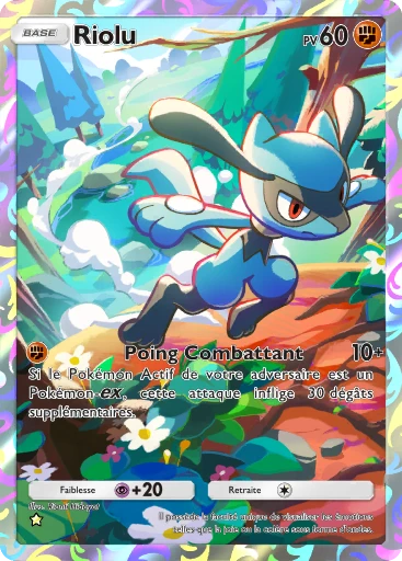 Carte Pokémon Riolu de l'extension Aura Palpitante