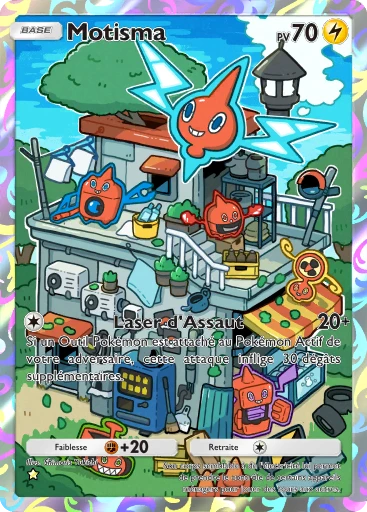 Carte Pokémon Motisma de l'extension Choc Spatio-Temporel