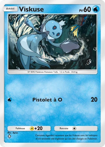 Carte Pokémon Viskuse de l'extension Méga-Ascension