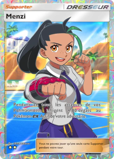 Carte Pokémon Menzi de l'extension Merveilles de Paldea