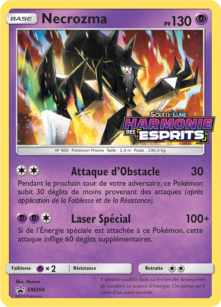 Carte Pokémon Necrozma de l'extension Promo SM