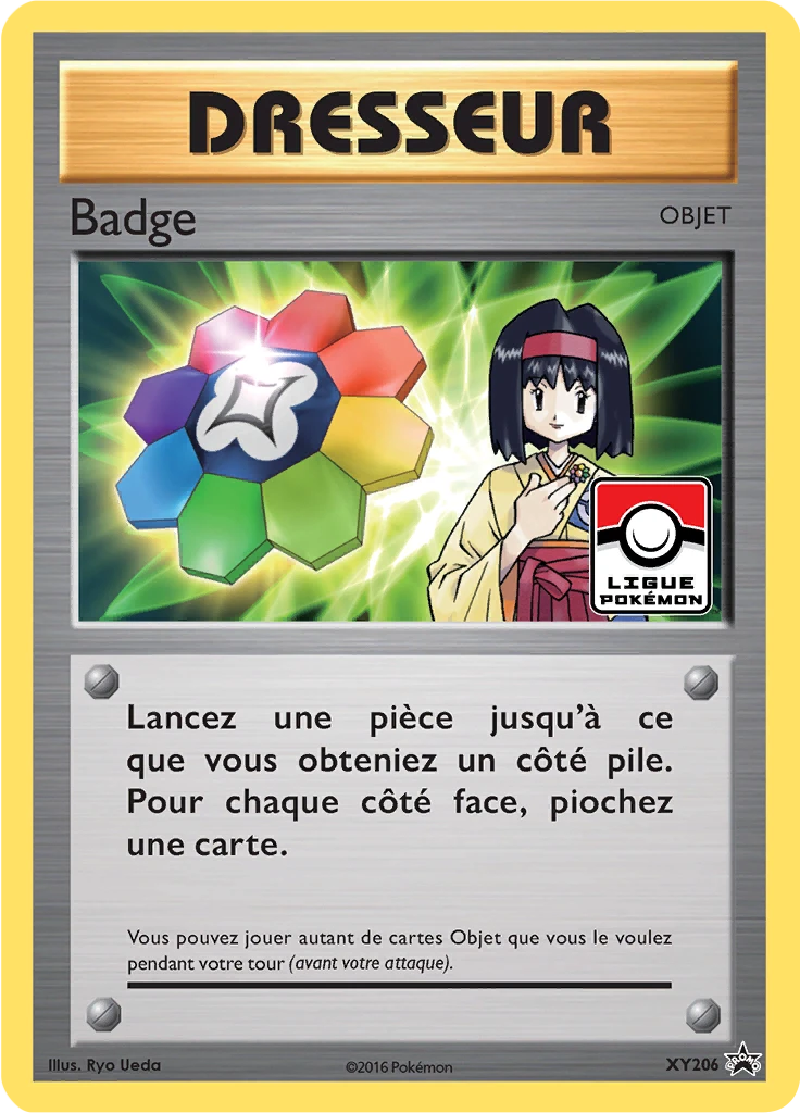 Carte Pokémon Badge de l'extension Promo XY
