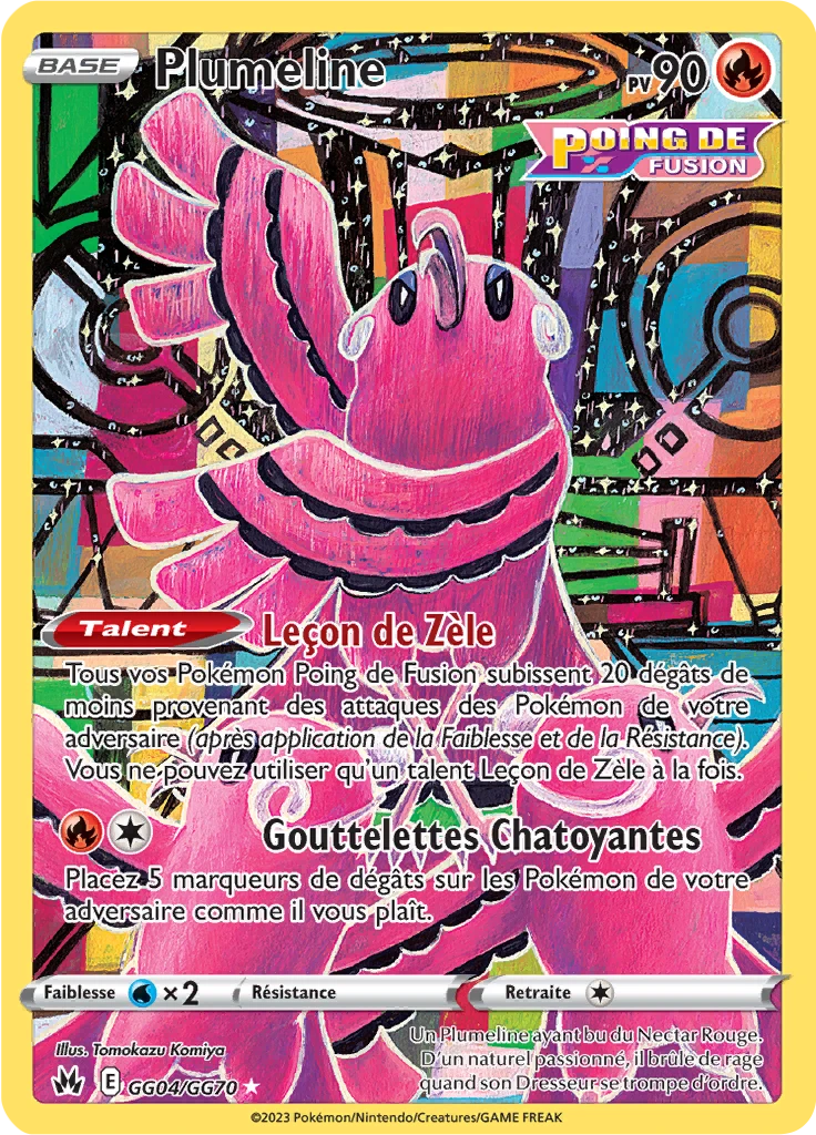 Carte Pokémon Plumeline de l'extension Zénith Suprême