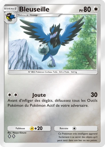 Carte Pokémon Bleuseille de l'extension Booster de Luxe Méga