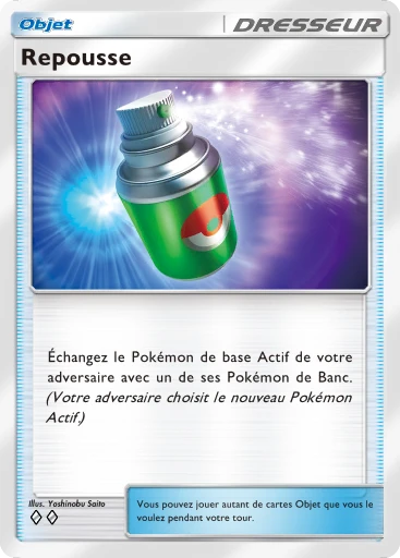 Carte Pokémon Repousse de l'extension Crise Interdimensionnelle