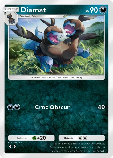 Carte Pokémon Diamat de l'extension Méga-Ascension