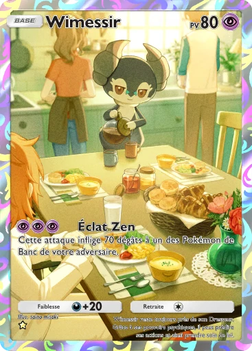 Carte Pokémon Wimessir de l'extension Parade Onirique