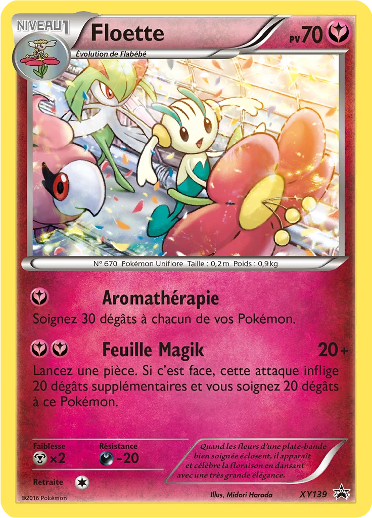 Carte Pokémon Floette de l'extension Promo XY