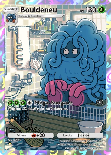 Carte Pokémon Bouldeneu de l'extension Choc Spatio-Temporel