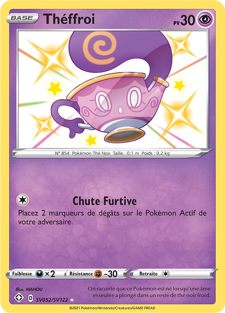 Carte Pokémon Théffroi de l'extension Destinées Radieuses