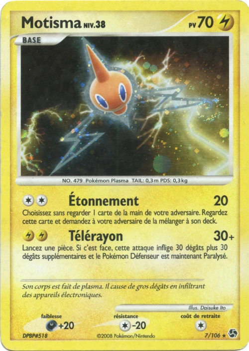 Carte Pokémon Motisma de l'extension Duels au Sommets