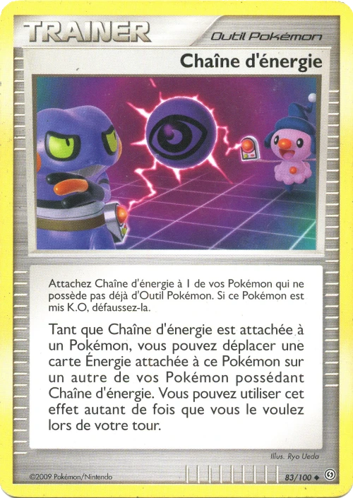 Carte Pokémon Chaîne d'énergie de l'extension Tempête
