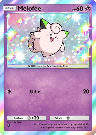 Carte Pokémon Mélofée de l'extension Parade Onirique
