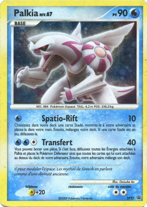 Carte Pokémon Palkia de l'extension Promo DP