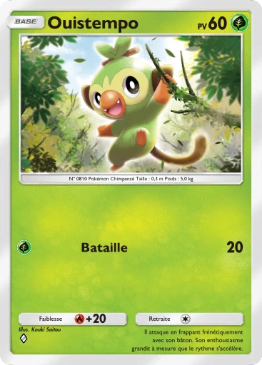 Carte Pokémon Ouistempo de l'extension Méga-Ascension