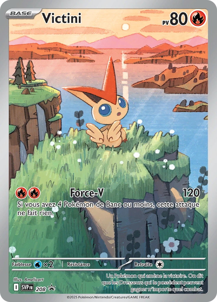 Carte Pokémon Victini de l'extension SVP Black Star Promos