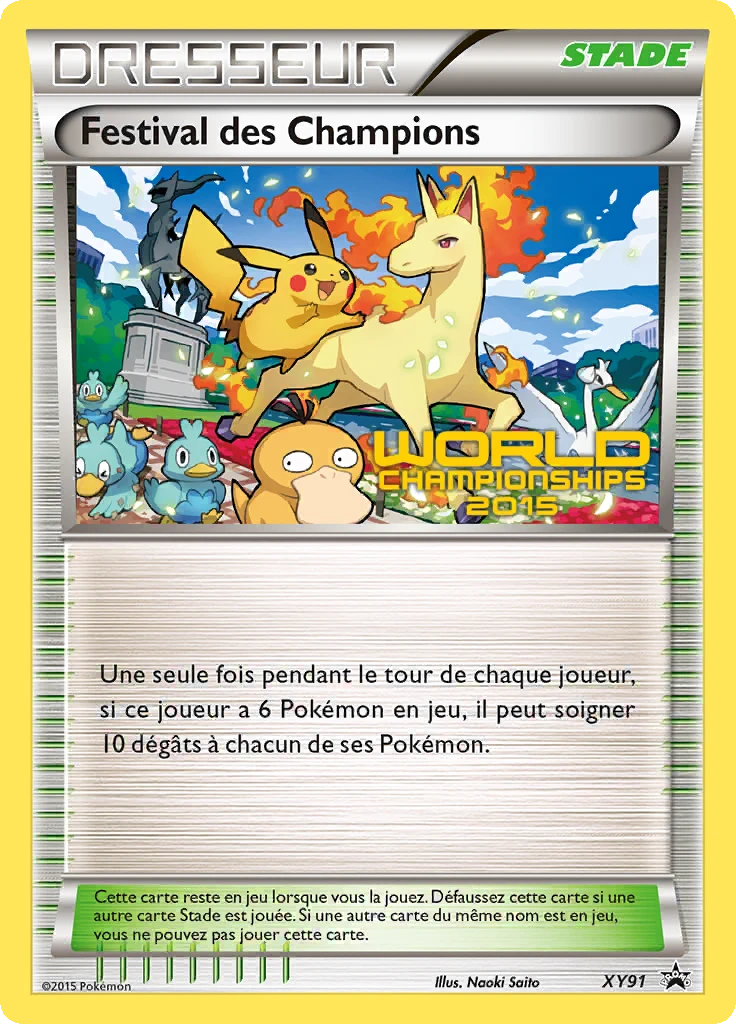Carte Pokémon Festival des Champions de l'extension Promo XY