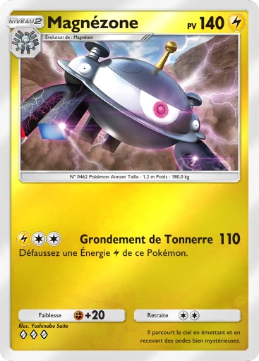 Carte Pokémon Magnézone de l'extension Booster de Luxe ex