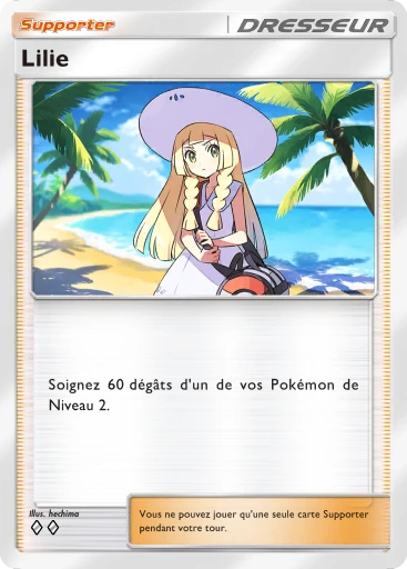 Carte Pokémon Lilie de l'extension Gardiens Astraux
