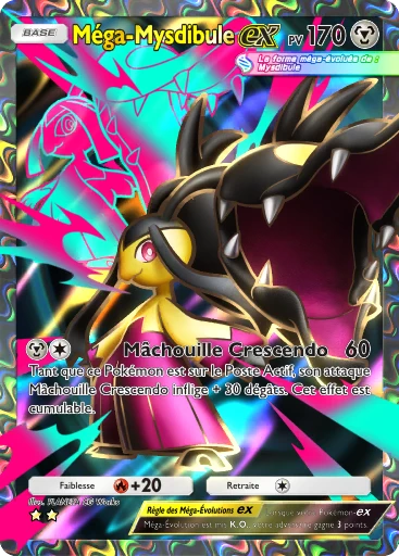 Carte Pokémon Méga-Mysdibule-ex de l'extension Parade Onirique