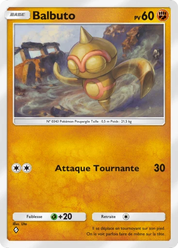 Carte Pokémon Balbuto de l'extension Crise Interdimensionnelle