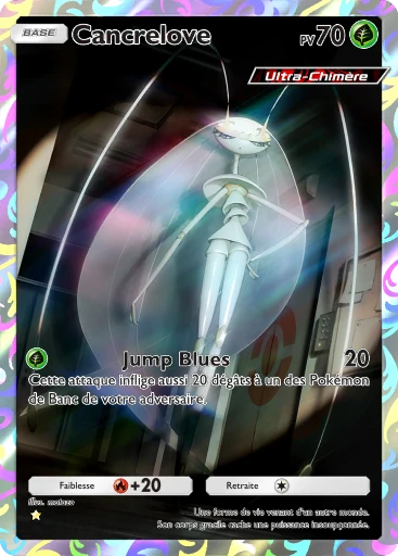 Carte Pokémon Cancrelove de l'extension Crise Interdimensionnelle
