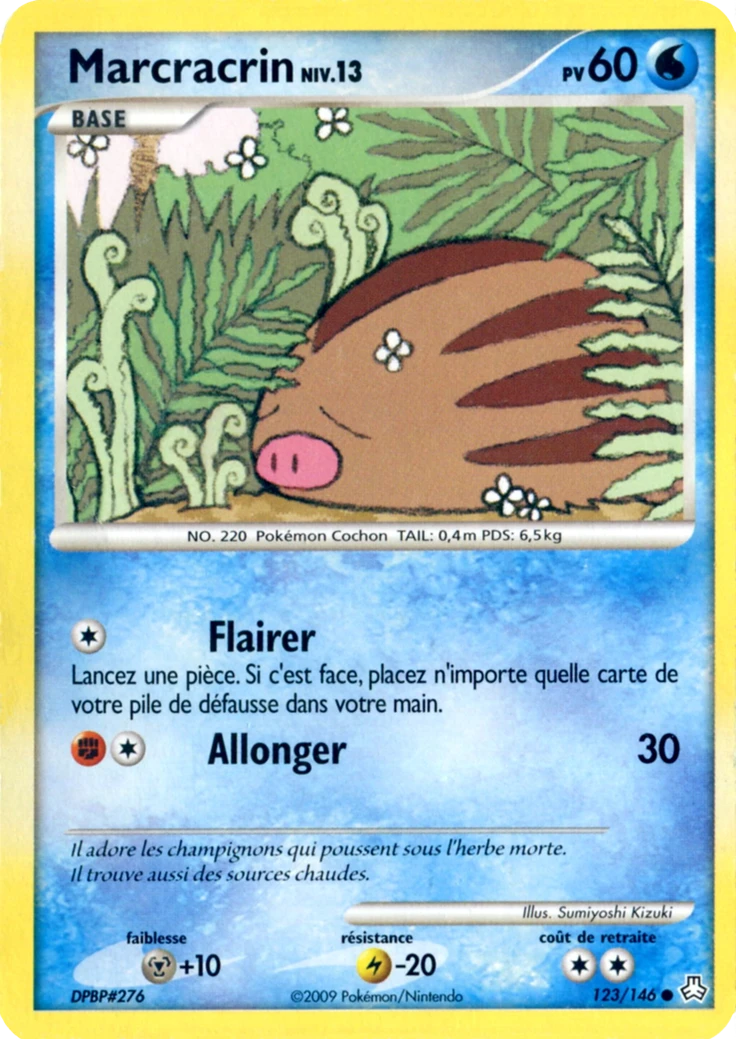 Carte Pokémon Marcracrin de l'extension Éveil des Légendes