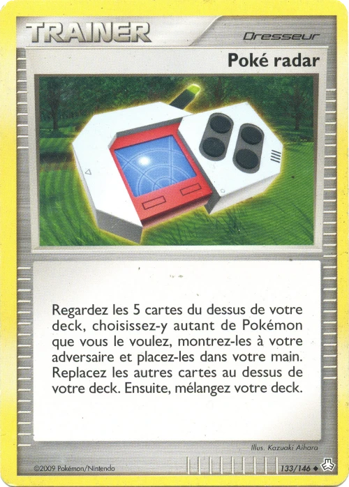 Carte Pokémon Poké radar de l'extension Éveil des Légendes