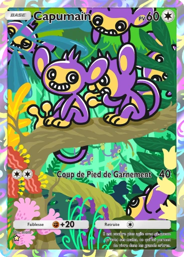 Carte Pokémon Capumain de l'extension Domination Céleste