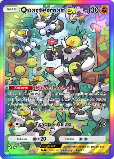 Carte Pokémon Quartermac-ex de l'extension Gardiens Astraux