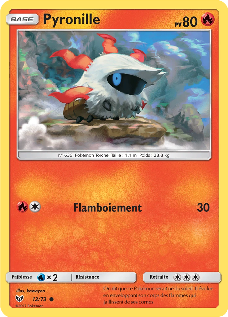 Carte Pokémon Pyronille de l'extension Légendes Brillantes