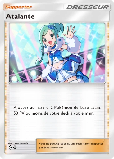 Carte Pokémon Atalante de l'extension Booster de Luxe Méga