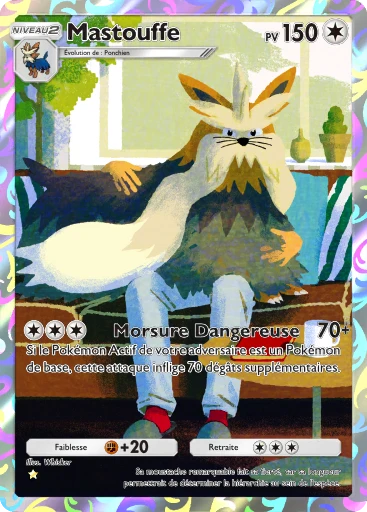 Carte Pokémon Mastouffe de l'extension Méga-Ascension
