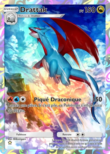 Carte Pokémon Drattak de l'extension Parade Onirique