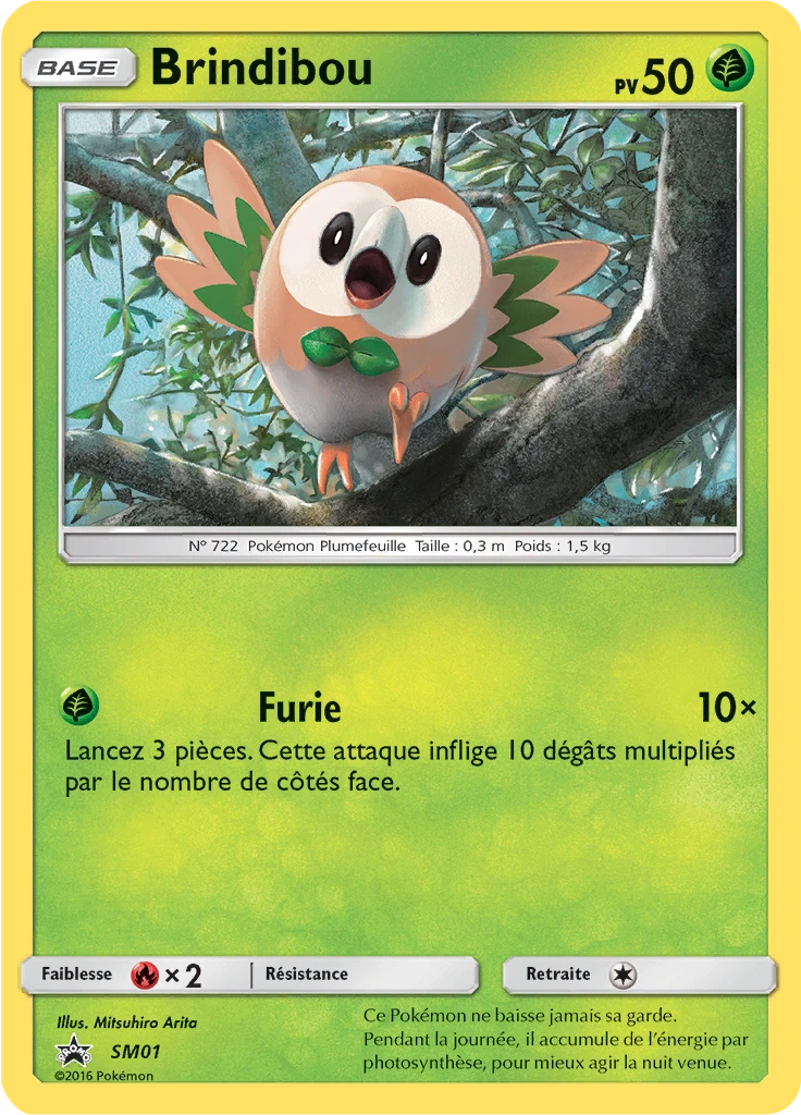 Carte Pokémon Brindibou de l'extension Promo SM